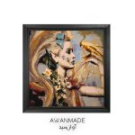 تابلو فرش دستباف طرح پروانه