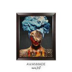 تابلو فرش دستباف طرح دنیا