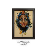 تابلو فرش دستباف طرح رخساره