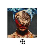 تابلو فرش دستباف طرح دنیا