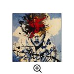 تابلو فرش طرح ترنج عشق