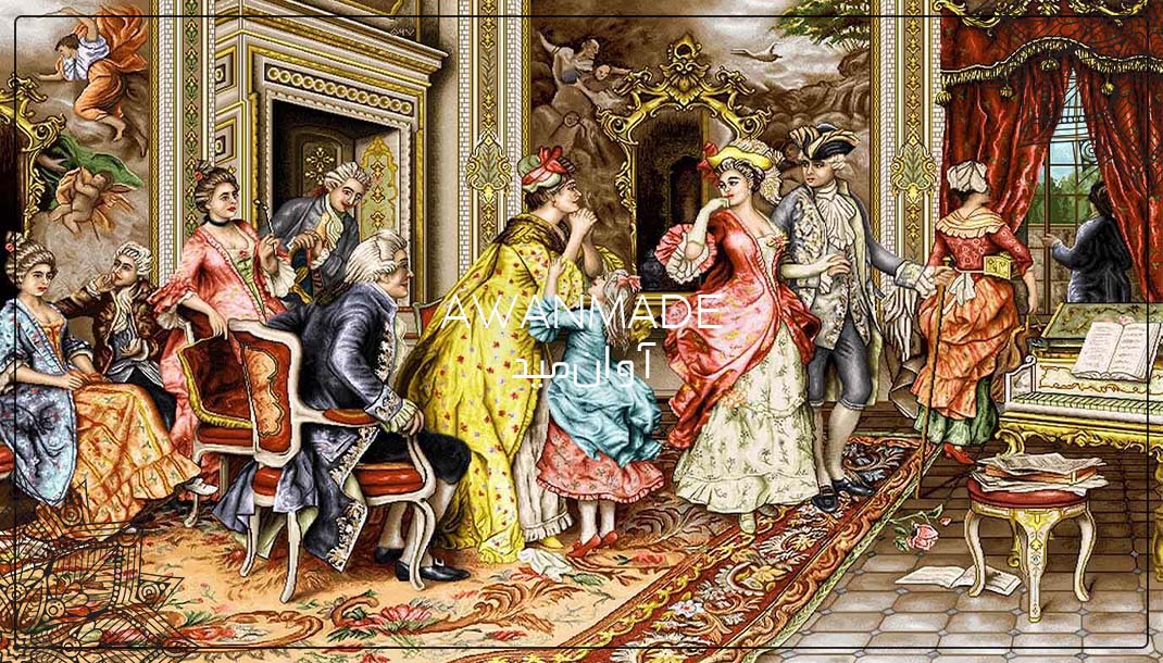 تاریخچه تابلو فرش دستباف