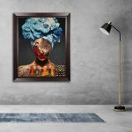 تابلو فرش طرح دنیا