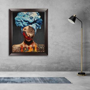 تابلو فرش طرح دنیا