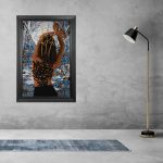 تابلو فرش دستباف طرح ساغر