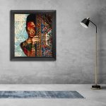 تابلو فرش دستباف طرح ستایش