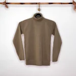 بافت یقه اسکی پارچه اسپاندکس نسکافه ای